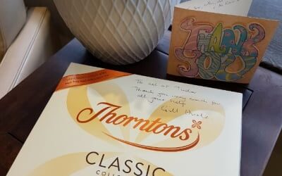 Tudor and Co are pleased to receive thank you presents from happy clients